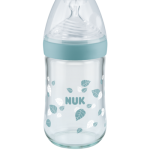 NUK - Nature Sense Μπιμπερό γυάλινο με θηλή 240ml