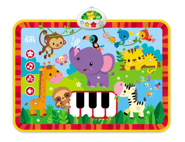 Kids Hits Light and Sound Mat Musical Zoo