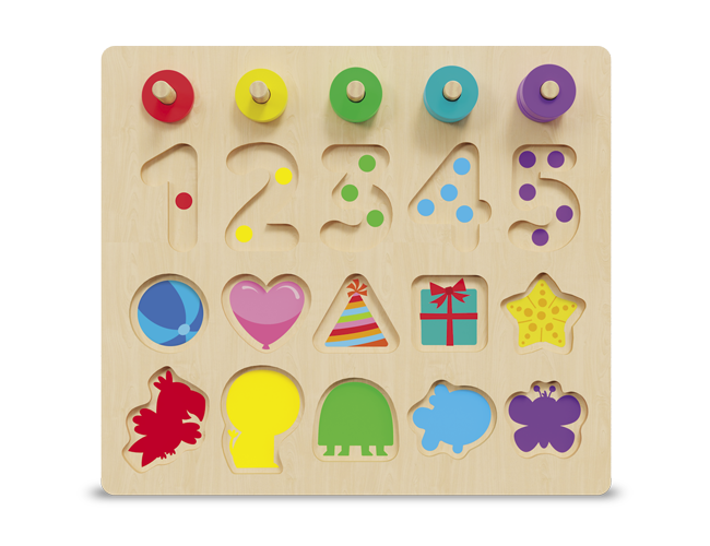 Stack and Sort Board Colourful Maths – ZORPAS