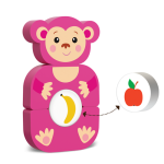 Wooden Blocks Funny Monkey