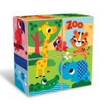 Wooden Puzzle Blocks Colourful Zoo