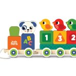 Wooden Stack and Go Train