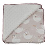Κουβέρτα minky Swan 3143