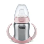Nuk First Choice Ανοξείδωτο Εκπαιδευτικό Μπιμπερό 6-18m, 125ml