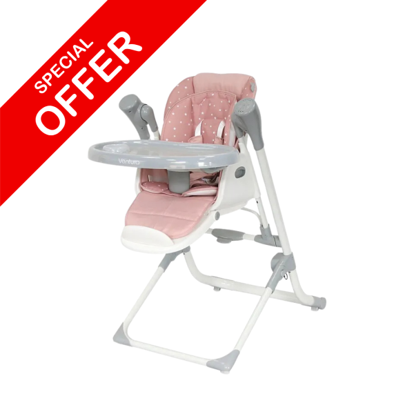 High Chair VENTURA pink