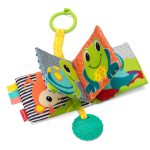 INFANTINO Link & Squeak Animal Crinkle Book