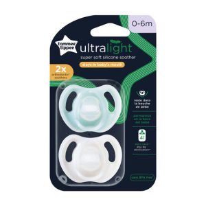 Ultra-Light Silicone Soother, 2 Pack