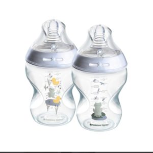 Tommee Tippee Natural Start Decorated Pond Boy Bottle 2X 260ml