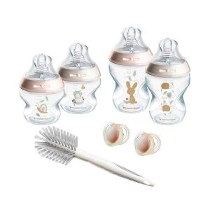 Tommee Tippee Natural Start Newborn Starter Set, 150ml Pink