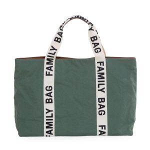 Nursery bag Family Bag Signature Canvas green