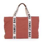 Nursery bag Family Bag Signature Canvas terracotta