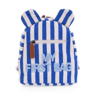 Kids backpack My First Bag - Stripes - Electric Blue