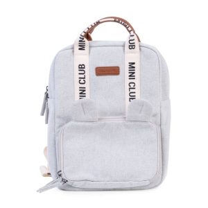 Kids backpack Mini Club Singature Canvas off white