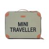 Suitcase Mini Traveller Canvas kaki