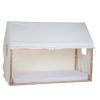 Cover House bed 90x200cm white