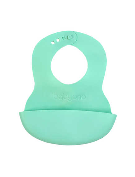 Baby ONO Σαλιάρα σιλικόνης 6m+