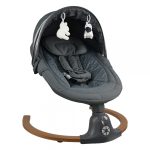 Κούνια Ηλεκτρική Fluffy Smoked Grey 257-186