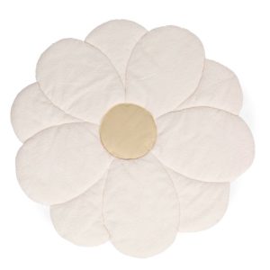 Playmat 110cm Flower off white
