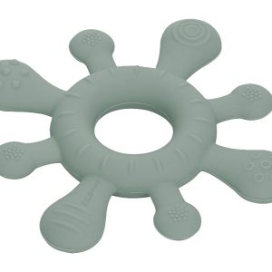 Silicone teethers, green
