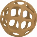 Silicone ball, ocker