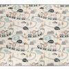 Folding play mat with edge Magic Road