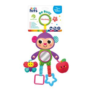 Βρεφικό Πάνινο Κρεμαστό Δραστηριοτήτων Μαϊμού Be Busy