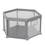 Παρκοκρέβατο Πολύγωνο Nestilo Grey 889-100