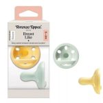 Breast & Soother Orthodontic Silicone Pacifiers 0-6m 2pcs