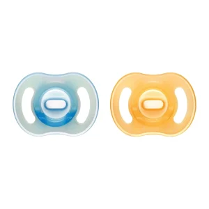 Ultra-light StayPut Night Glow Dummy 6-18m (2 Pack)