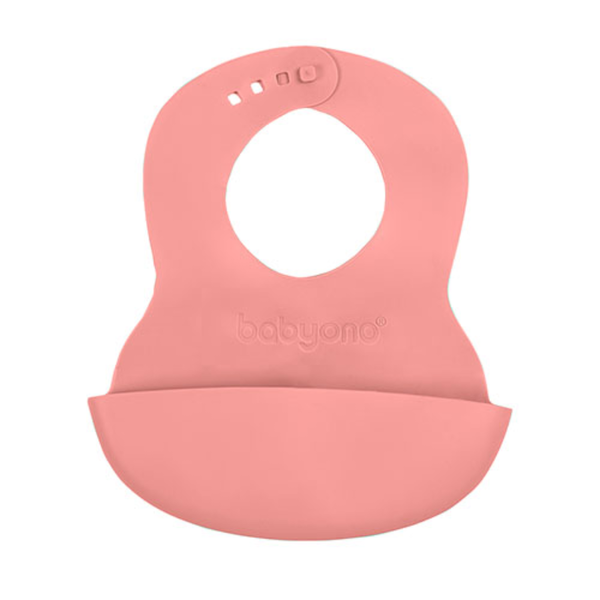 Baby ONO Σαλιάρα σιλικόνης 6m+