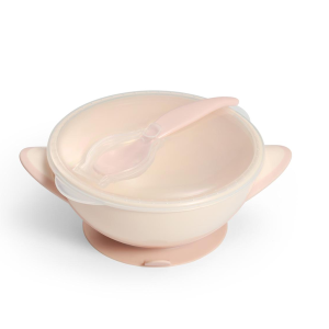 Βρεφικό μπολ φαγητού με Βεντούζα και Ενσωματωμένο Κουτάλι