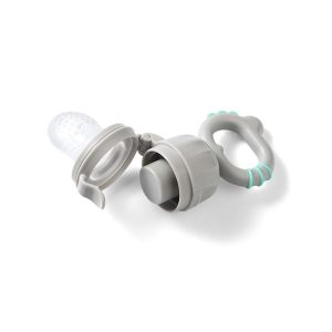 Βρεφικός τροφοδότης φαγητού με 2 εξαρτήματα - Γκρι