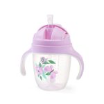 Παιδικό Ποτηράκι με Λαβές και Καλαμάκι από Σιλικόνη 240ml
