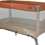 Sunshine Boho Πάρκο με Στρώμα & Δίχτυ Πορτοκαλί Μπεζ 883-182