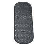 ΚΑΛΥΜΜΑ ΚΑΡΟΤΣΙΟΥ POLKA DOT DARK GREY ΚΩΔ 208-186