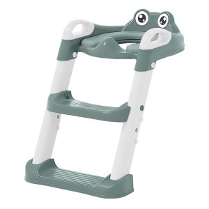 ΚΑΘΙΣΜΑ ΤΟΥΑΛΕΤΑΣ ΜΕ ΧΕΡΟΥΛΙΑ ΚΑΙ ΣΚΑΛΟΠΑΤΑΚΙΑ FROG FOREST GREEN ΚΩΔ 56-176