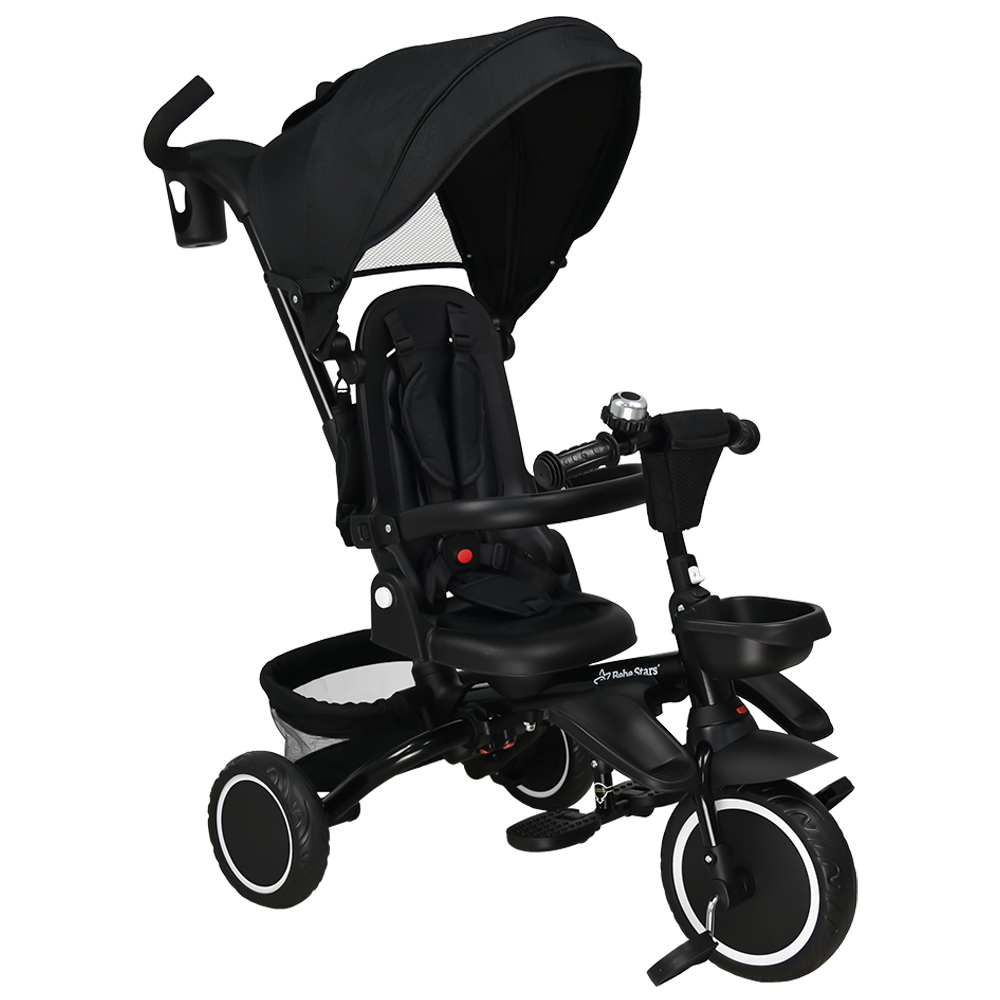 Bebe Stars Ποδηλατακι Τρικυκλο 360° Racer Black Κωδ 820-188