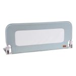 Πτυσσόμενο Προστατευτικό Κάγκελο Κρεβατιού από Ύφασμα σε Γαλάζιο Χρώμα 102εκ