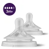 PHILIPS AVENT SCY964/02 NATURAL RESPONSE TEATS 4 3M+X2