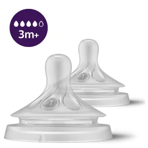 PHILIPS AVENT SCY964/02 NATURAL RESPONSE TEATS 4 3M+X2