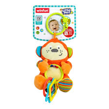 Cheeky Chimp Rattle with Rings