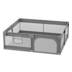 ΠΑΡΚΟΚΡΕΒΑΤΟ ΟΡΘΟΓΩΝΙΟ 180Χ200 PLAYZEN GREY ΚΩΔ 880-200