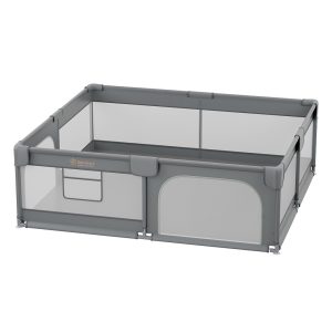 ΠΑΡΚΟΚΡΕΒΑΤΟ ΟΡΘΟΓΩΝΙΟ 180Χ200 PLAYZEN GREY ΚΩΔ 880-200