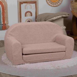 Double Sofa Boucle Pink