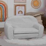 Double Sofa Boucle Grey