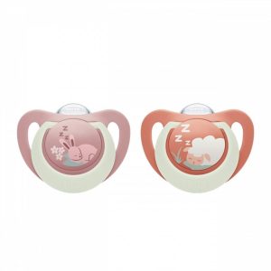 Dummy First Choice Night 6-18m 2 pcs Bunny/Sheep