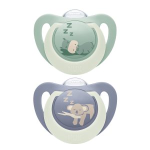 First Choice Night Soother – 06-18M – Hippo & Koala