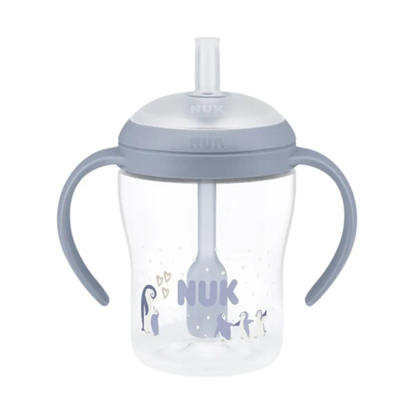 Perfect Match Training Baby Bottle with Straw Penguin 150ml 8m+