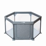 Hexagon playpen, grey