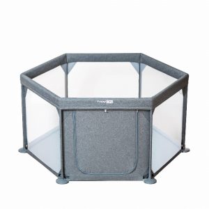 Hexagon playpen, grey